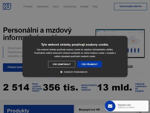 



komplexní personální a mzdový systém. digitalizace a automatizace procesů v souladu s platnou legislativou – vše přehledně na jednom místě.








