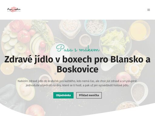 nabízím zdravé jídlo do krabiček pro každého, kdo nemá čas, ale chce jíst zdravě a smysluplně.jednoduše objednáš na dny, které se ti hodí, a pak už jen