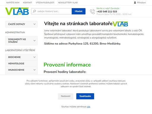 vlab - specializovaná veterinární laboratoř