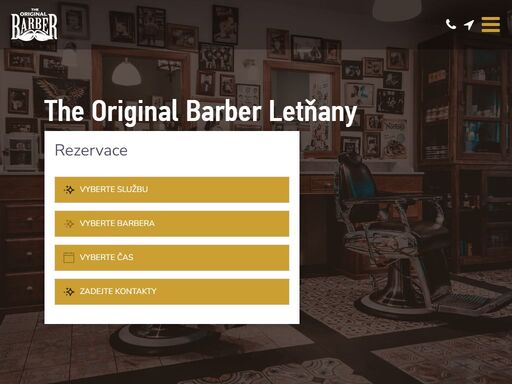 the original barber letňany, pánské holičství a kadeřnictví