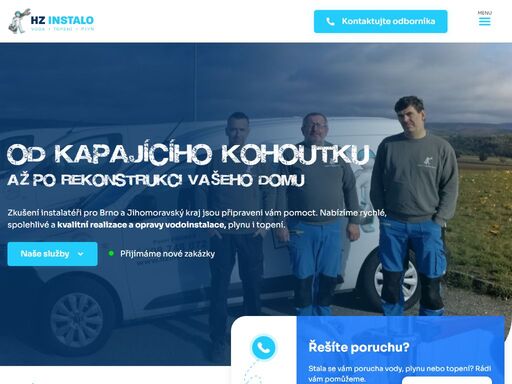 kvalitní instalatérské práce, rekonstrukce koupelen a instalace topných systémů v jihomoravském kraji provádí hz instalo, brno. zavolejte nám.
