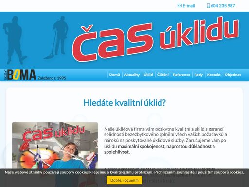 úklidová firma zajišťujicí kvalitní úklid.