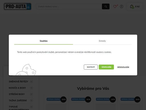 homepage.
vítejte v e-shopu pro-auta.cz
nabízíme neustále se rozšiřující nabídku výrobků pro vaše plechové miláčky. v naší nabídce aktuálně naleznete střešní nosiče značky thule, atera, whisbar, hakr, nosiče kol, autoboxy, autokosmetiku renomovaných výrobců sonax, mafra, velmi kvalitní autobaterie bosch, varta ak…