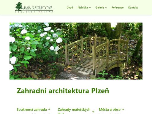 bc. jana kadlecová, dis. - zahradní architekt plzeň