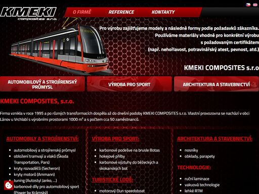 kmeki composites s.r.o. - výroba plastů pro průmysl a sport