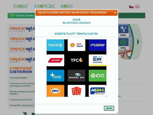 výroba a servis ekologických autobusů ekobus, servis, tankování, mytí nákladních vozidel, pronájem odstavných ploch – truckzone litvínov, česká lípa, louny, můjgumař – pneuservis osobní-nákladní, automistr – servis osobních aut, servis a ověřování tachografů – státní zkušebna, prodej nafty a adblue, prodej náhradních dílů na autobusy karosa 700/900, sor, díly pro cng