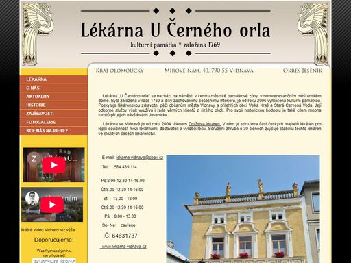 www.lekarna-vidnava.cz