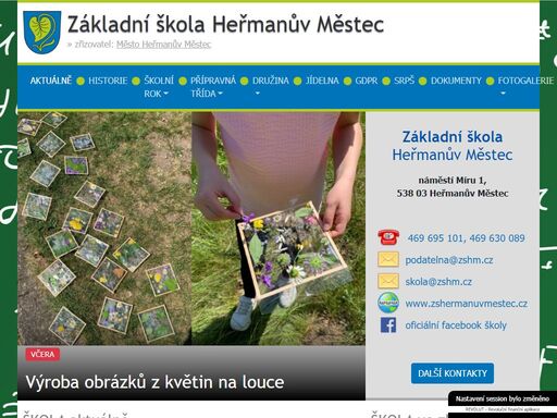 základní škola heřmanův městec je příspěvková organizace, jejímž zřizovatelem je město heřmanův městec. škola je spádová pro nejbližší okolí a má kapacitu 900 žáků. je tak největší školou na chrudimsku.