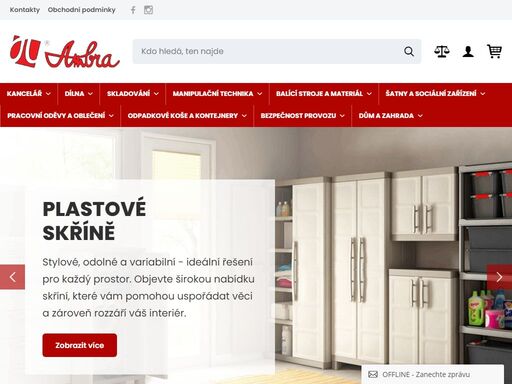 vybavte firmu za ceny od výrobců. tisíce produktů s rychlým dodáním na jednom místě, více než 5000 spokojených zákazníků. kompletní vybavení kanceláře, dílny, obchodu, skladů, škol a šaten. nakupujte od spolehlivého dodavatele s doprava zdarma od 3000,-. 