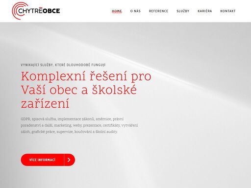 komplexní řešení pro obce a školská zařízení. gdpr, spisová služba, implementace zákonů, směrnice, právní poradenství, weby, vytváření záloh.