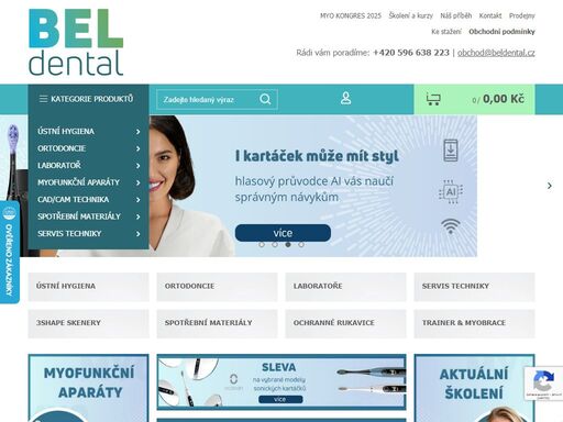 beldental - vše pro péči o zuby a ústa. nabízíme kvalitní zubní pasty, zubní kartáčky, bělicí pasty, logopedické pomůcky a ortodontické materiály a intraorální skenery 3shape.