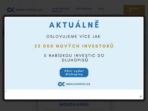 inzertní portál pro dluhopisy. investování do dluhopisů s vysokým úrokem.