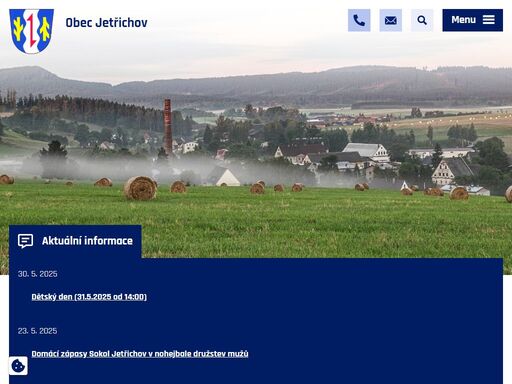 naše obec v královéhradeckém kraji leží nedaleko státní hranice s polskem. podívejte se na náš web.