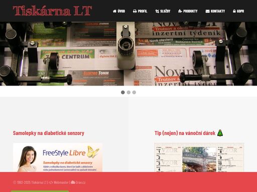 komplexní tiskařské služby a reklama, potisk textilu, vydavatelství inzertních novin v trutnově.