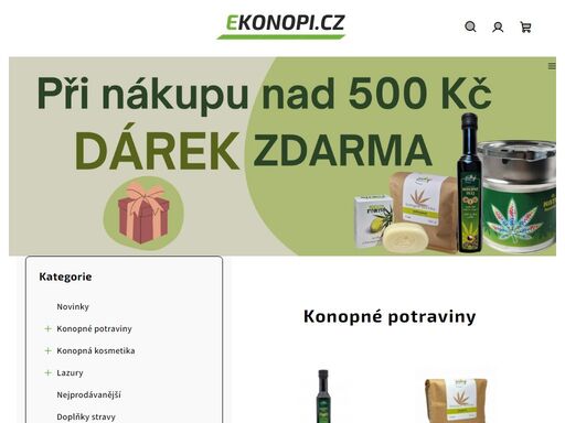 český výrobce a prodejce konopných produktů. 