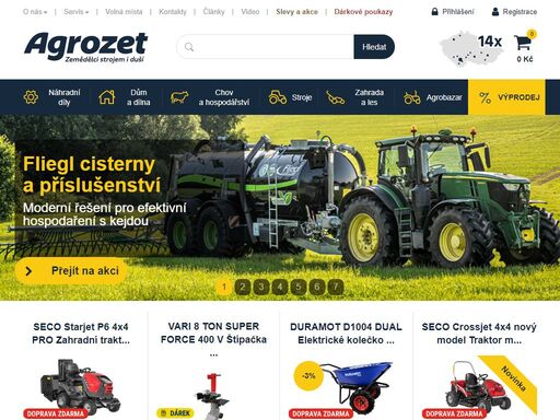 prodejce zemědělské techniky značek zetor, john deere, pöttinger apod. eshop nabízí skladem tisíce náhradních dílů a potřeb pro zemědělství.