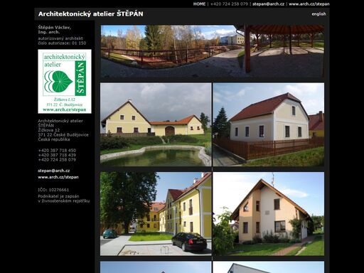 architektonický atelier štěpán, štěpán václav, ing. arch.