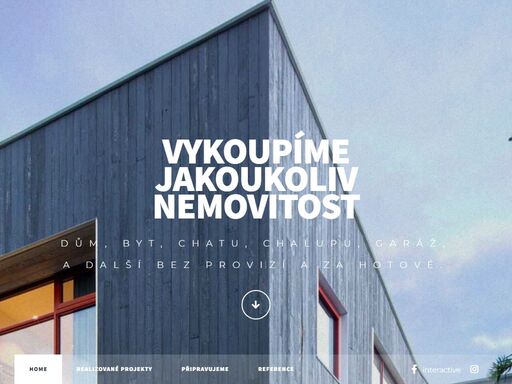 zaměřujeme se na vyhledávání vhodných lokalit a vytváříme smysluplné návrhy pro výstavbu. 
zajišťujeme projekční, inženýrskou činnost a výstavbu nemovitostí na území české republiky.