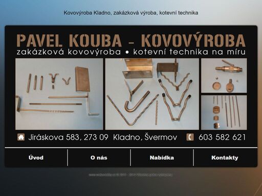 kotevní technika, kovovýroba kladno nabízí výrobu kotevních prvků na vláknité izolace a žárobetony do hutnických pecí a dalších tepelných agregátů. zakázková kovovýroba, strojní obrábění, lisování, výroba kokilek, vzduchové ventily pro vakuové pumpy, kotevní prvky. pavel kouba.
