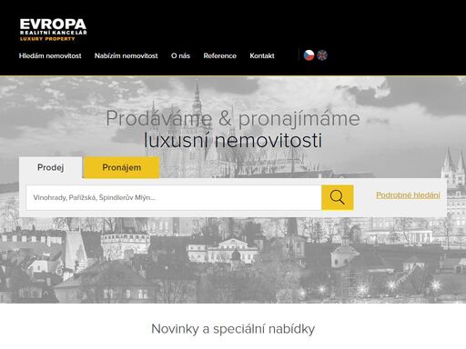 luxusní nemovitosti praha, brno, česká republika. nabízíme luxusní nemovitosti na prodej či pronájem doma i v zahraničí.
