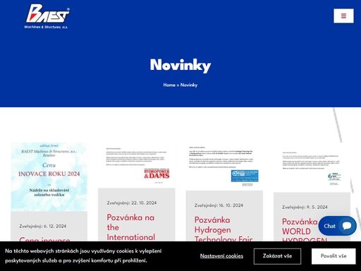 strojírenská firma vyrábějící ocelové konstrukce, tlakové nádoby, nádrže pro chemický, petrochemický, energetický a potravinářský průmysl.