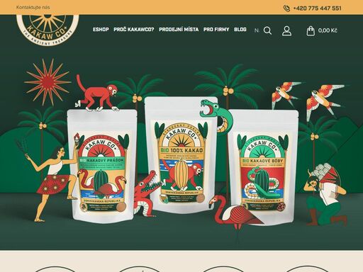 e-shop kakaw co+ s prémiovým kakaem a čokoládou. objevte skutečnou chuť přírodního kakaa (kakawce), kakaových bobů a sušeného ovoce či rituálního kakaa.