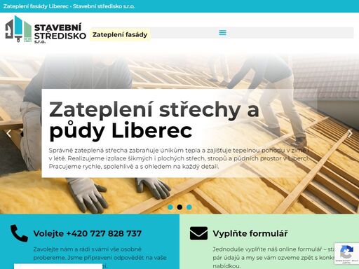 zateplení fasády liberec • kompletní realizace na klíč liberec | stavební středisko s.r.o.