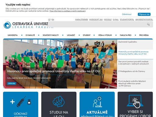 lékařská fakulta ou - oficiální internetové stránky ostravské univerzity.