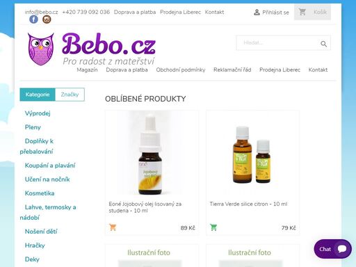 vybírejte ze stovek produktů skladem, od českých výrobců plen a doplňků, dřevěné hračky, přírodní kosmetika a spousta dalšího.