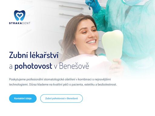 nabízíme standardní i nadstandardní komplexní péči o chrup pacientů všech věkových kategorií. provozujeme zubní pohotovost v benešově.