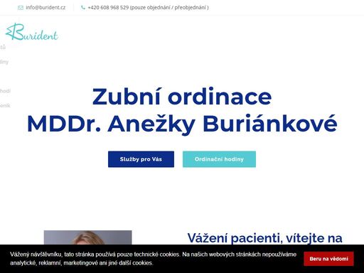 v naší ordinaci mddr. anežky budiánkové v semilech vám poskytneme komplexní péči s využitím moderních technik ošetření chrupu. nabízíme služby pro celou vaši rodinu v příjemném a přátelském prostředí.