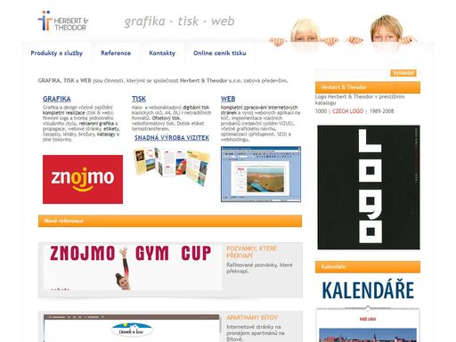 grafika, tisk a web jsou činnosti, kterými se společnost herbert & theodor s.r.o. zabývá především.