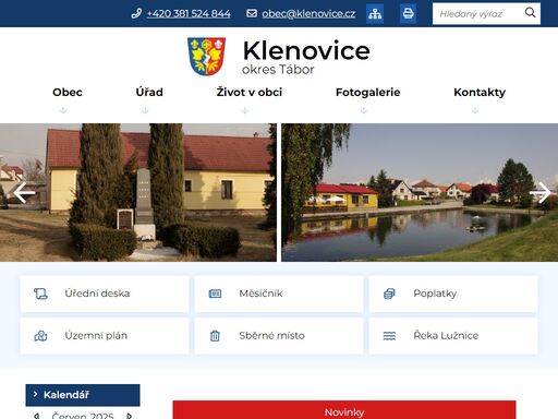 obec klenovice
