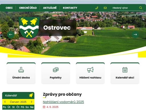 obec ostrovec