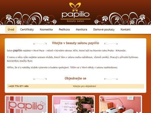 papilio | kosmetický salon nová paka - kosmetické služby, manikúra, pedikúra, nehtová modeláž.