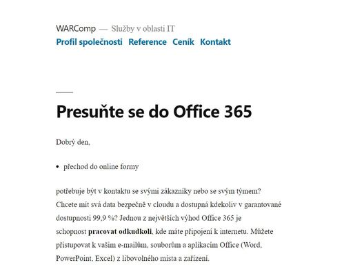 každý it problém má řešení. nabízíme vše od poradenství a dodávek it vybavení až po externí správu sítí a serverů formou outsourcingu.
