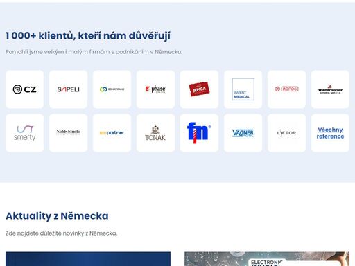 vše o německu: informace, analýzy, služby pro podnikání v německu, daně, účetnictví, právní poradenství, administrativní podmínky, řešení problémů