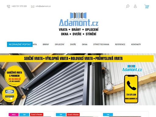 montáž, servis a prodej garážových a průmyslových vrat. samonosné a křídlové brány, oplocení na klíč. plastová, dřevěná a hliníková okna i dveře. venkovní žaluzie, rolety. ? ostrava 
napište nám o nezávaznou nabídku!