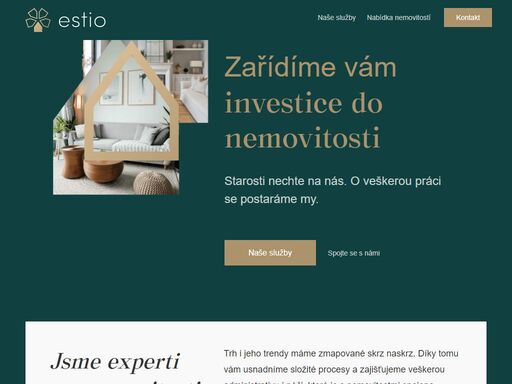 jsme experti přes reality. pomůžeme vám s nákupem, prodejem, správou i investicemi do nemovitostí. s námi jsou nemovitostí snadné a bezpečné.