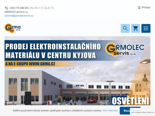 jsme specializovaný obchod elektromateriálem a svítidly. nabízíme kompletní sortiment elektromateriálu a široký výběr svítidel a světelných zdrojů různých typů od domácích i zahraničních dodavatelů.