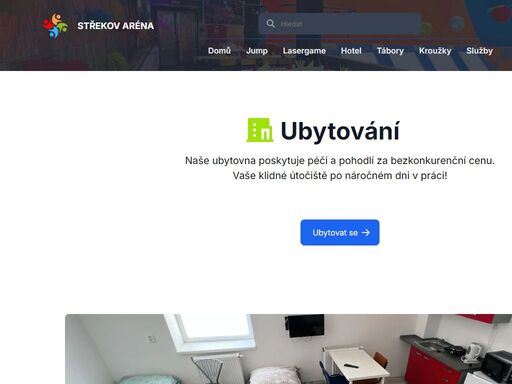 strekov-arena - naše ubytovna poskytuje péči a pohodlí za bezkonkurenční cenu.