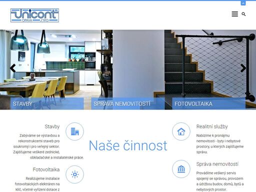 stavební firma unicont opava s.r.o. je rodinná firma s téměř 30ti letou tradicí.