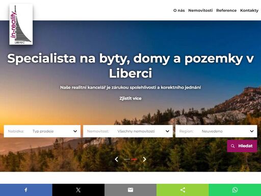 každý den stovky nových nemovitostí, reality. nemovitosti na prodej či pronájem v každém místě. přehledný katalog realit.