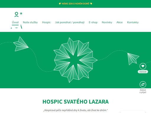 „hospicová péče nepřidává dny k životu, ale život ke dnům.“