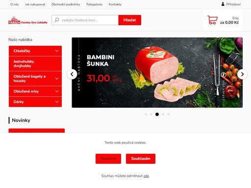 lahůdky váhala