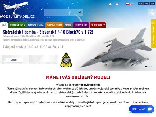výhradní dovozce sběratelských modelů letadel, tanků a vojenské techniky z kovu, plastu, resinu a dřeva. více než 20 světových výrobců, vlastní produkce modelů a individuální přístup! nejširší výběr produktů u nás!