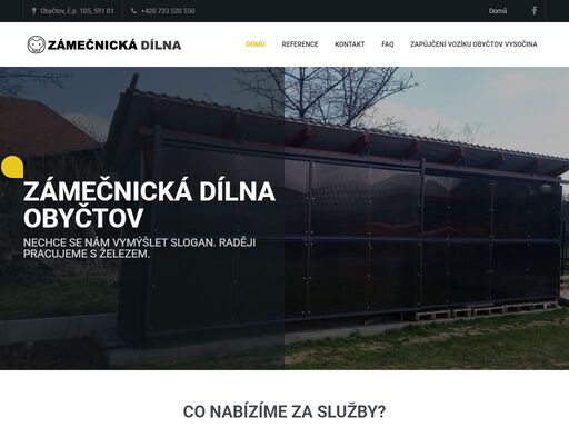 zámečnická dílna a kovovýroba obyčtov - vysočina