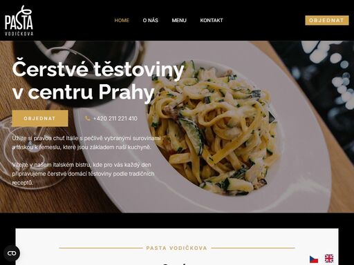 u nás si můžete vytvořit ideální pastu podle své chuti. vyberte si typ těstovin, omáčku a naši kuchaři vám ji připraví přímo před očima.