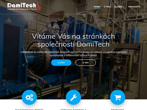 damitech diagnostika strojů - o nás o-nas technická diagnostika ložisek, vibrodiagnostika ložisek tribodiagnostika termodiagnostika