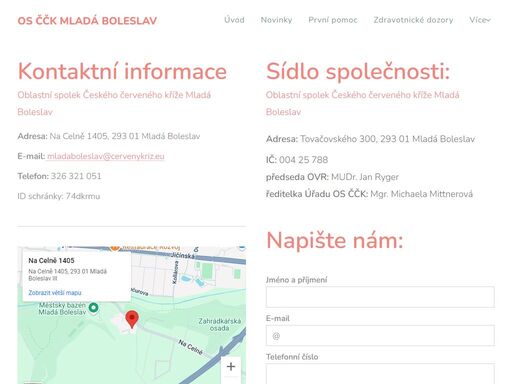 oblastní spolek českého červeného kříže mladá boleslav